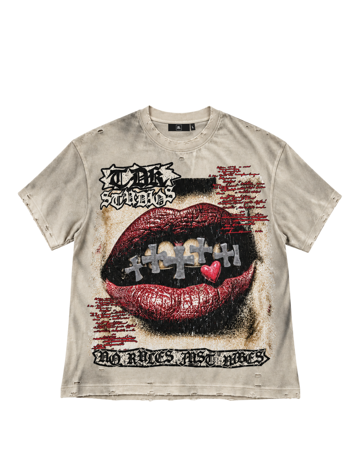KRTV STUDIOS "KISS OF CHAOS" TEE