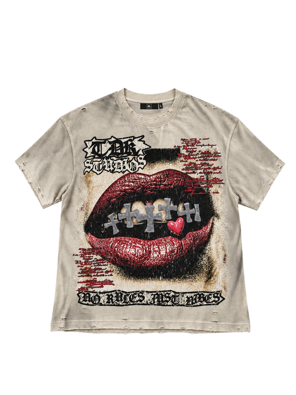 KRTV STUDIOS "KISS OF CHAOS" TEE